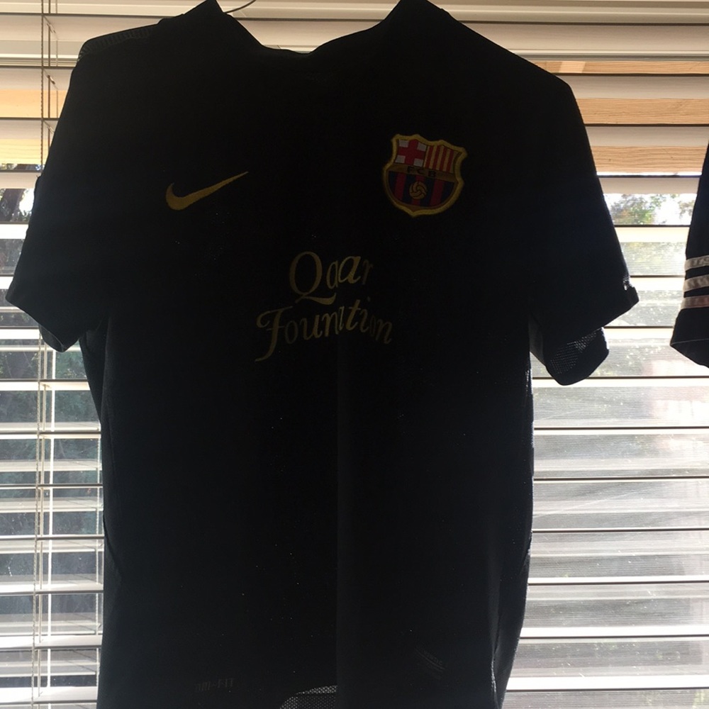 Black Barcelona Messi Jersey